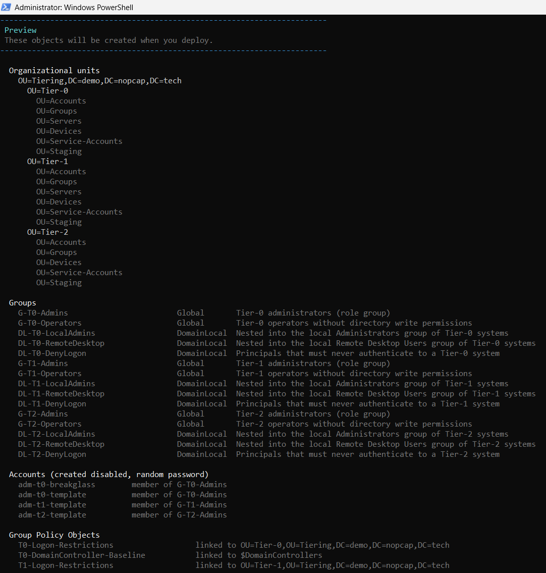 Preview of every object before anything is written